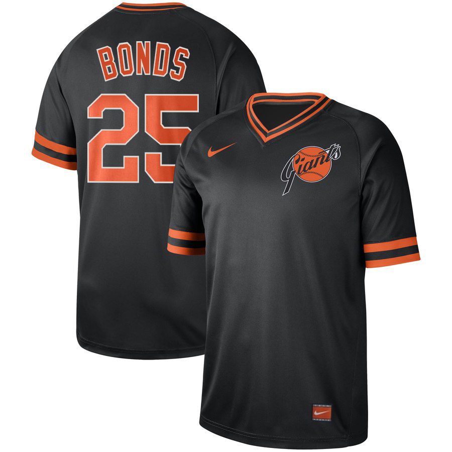 2019 Men MLB San Francisco Giants #25 Bonds black Nike Cooperstown Collection Jerseys->chicago white sox->MLB Jersey